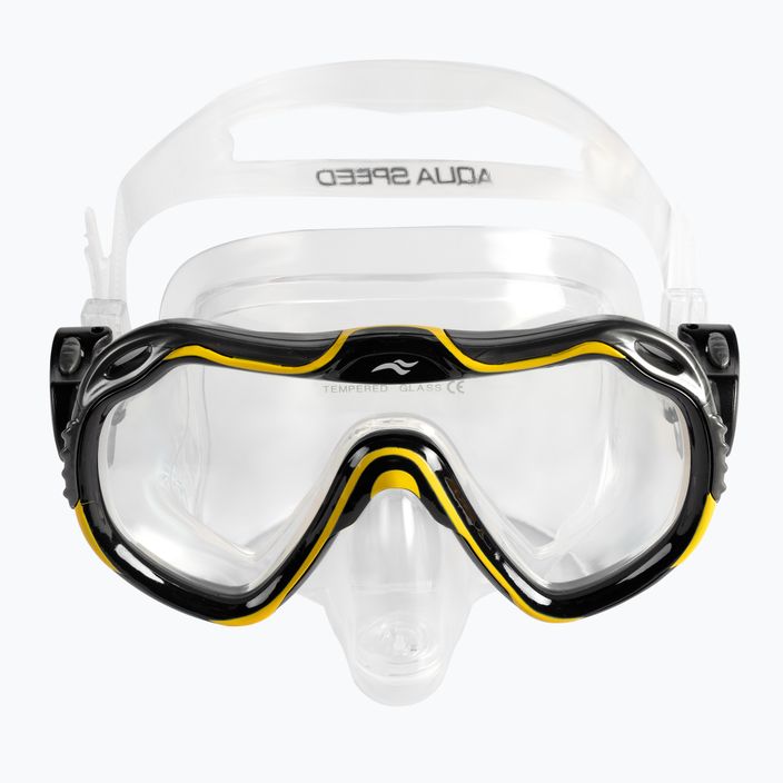 AQUA-SPEED Java + Elba diving set yellow 8206 3