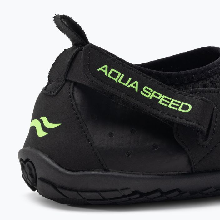 AQUA-SPEED Agama black-green water shoes 638 7