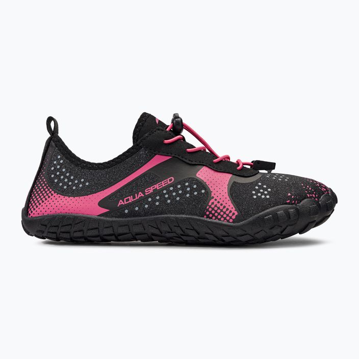 Women's water shoes AQUA-SPEED Nautilus black-pink 637 2