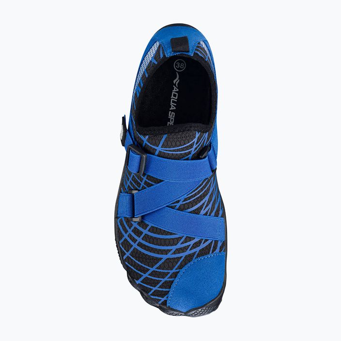 AQUA-SPEED Tortuga blue/black water shoes 635 12
