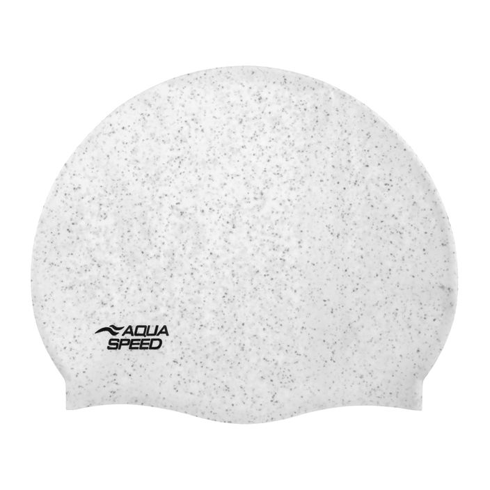 AQUA-SPEED Reco swimming cap white 2