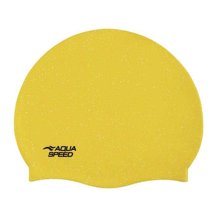 AQUA-SPEED swimming cap Reco yellow 2
