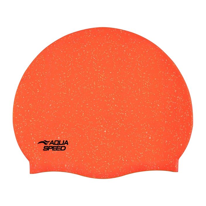 AQUA-SPEED Reco swimming cap orange 2