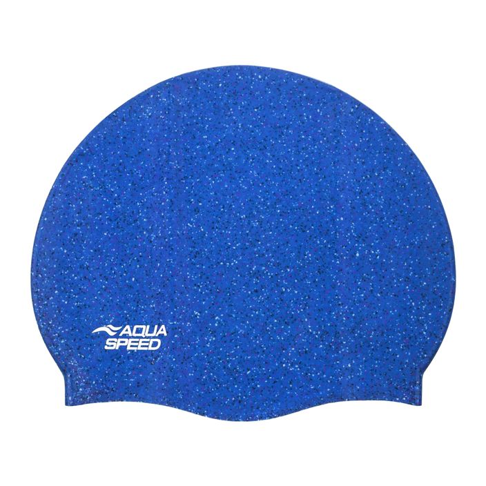 AQUA-SPEED Reco blue swimming cap 2