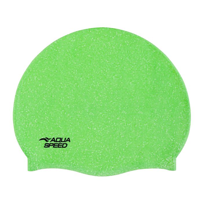 AQUA-SPEED Reco green swimming cap 2