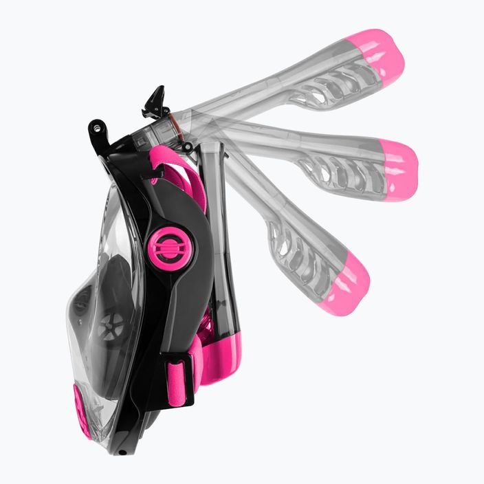 AQUA-SPEED Spectra 2.0 full face mask for snorkelling black/pink 4