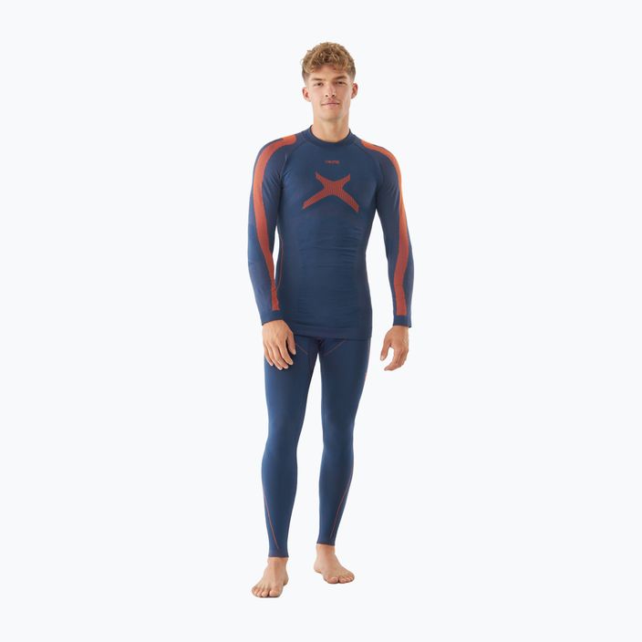 Men's thermal underwear Viking Primeone navy/orange