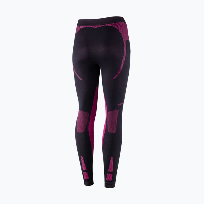 Women's thermoactive pants Brubeck Dry 9944 black/pink LE13260 3