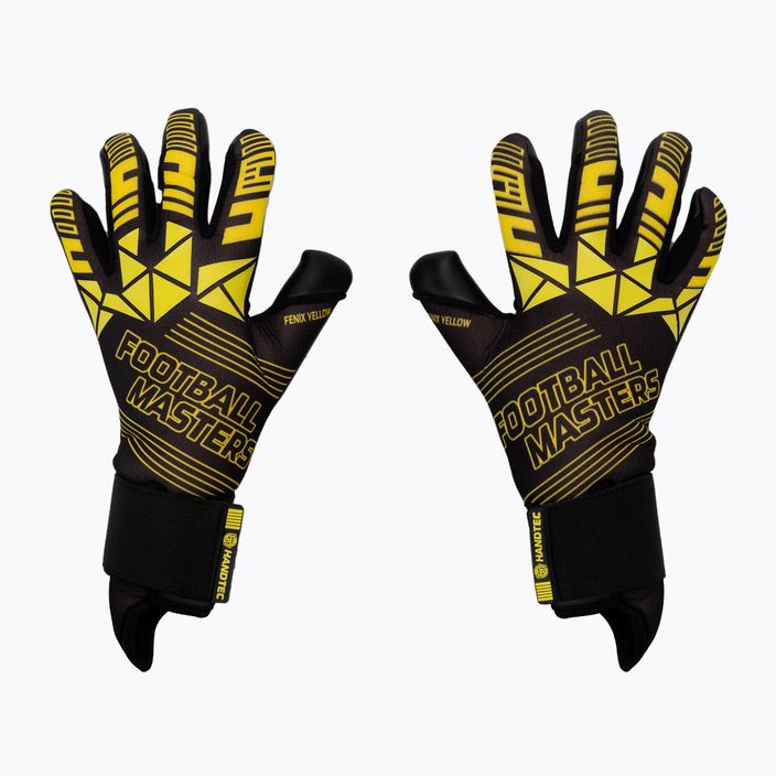 Football Masters Fenix yellow goalkeeper gloves 1158-4