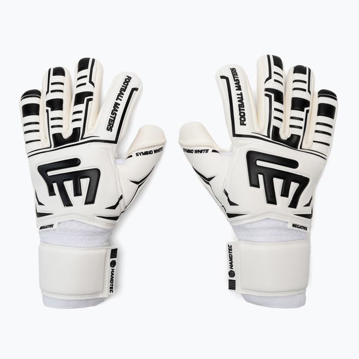 Football Masters Symbio NC goalkeeper gloves white 1155-4