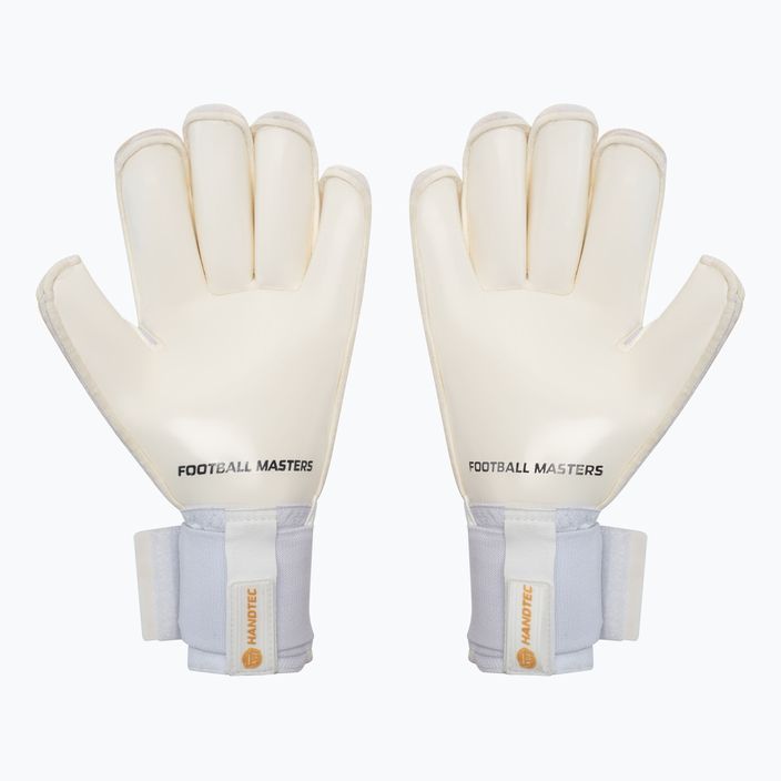 Football Masters Voltage Plus RF v 4.0 white and gold 1172-4 goalkeeper's gloves 2