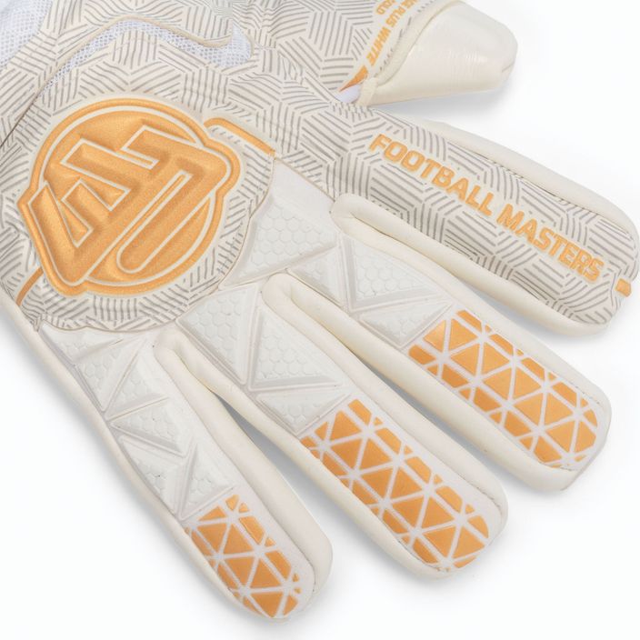 Football Masters Voltage Plus RF v 4.0 white and gold 1172-4 goalkeeper's gloves 3