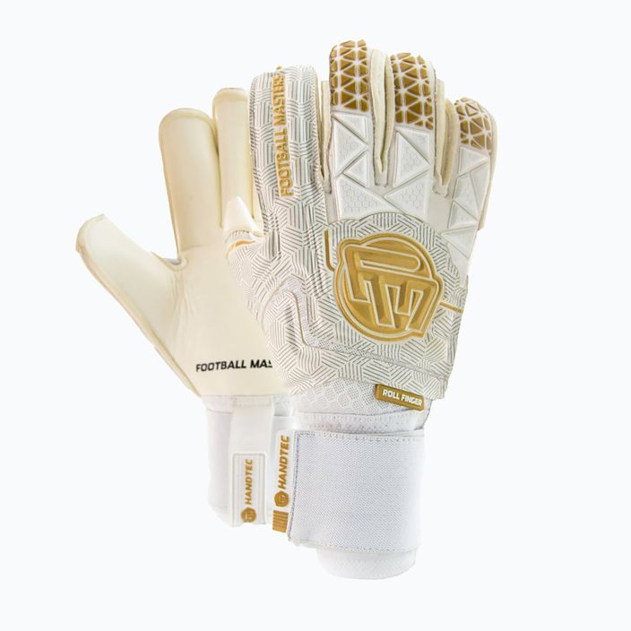 Football Masters Voltage Plus RF v 4.0 white and gold 1172-4 goalkeeper's gloves 4