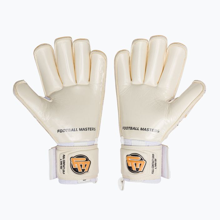 Football Masters Full Contact RF goalkeeper gloves v4.0 white 1235 2