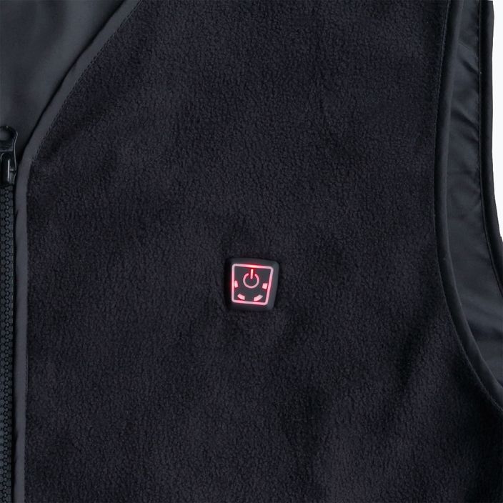 Glovia fleece heated waistcoat GV1 black 3