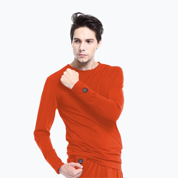 Glovii GJ1R heated sweatshirt red