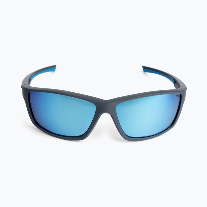 GOG Spire matt grey/blue/polychromatic white-blue sunglasses E115-3P 3
