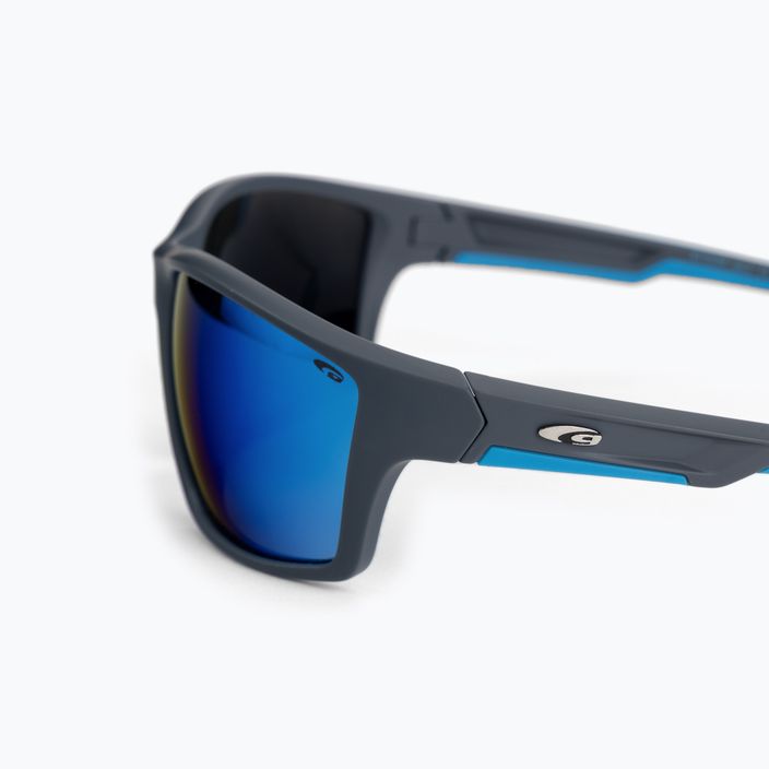 GOG Spire matt grey/blue/polychromatic white-blue sunglasses E115-3P 5