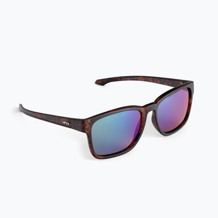 GOG Sunglasses Sunfall matt brown demi/green mirror E887-3P