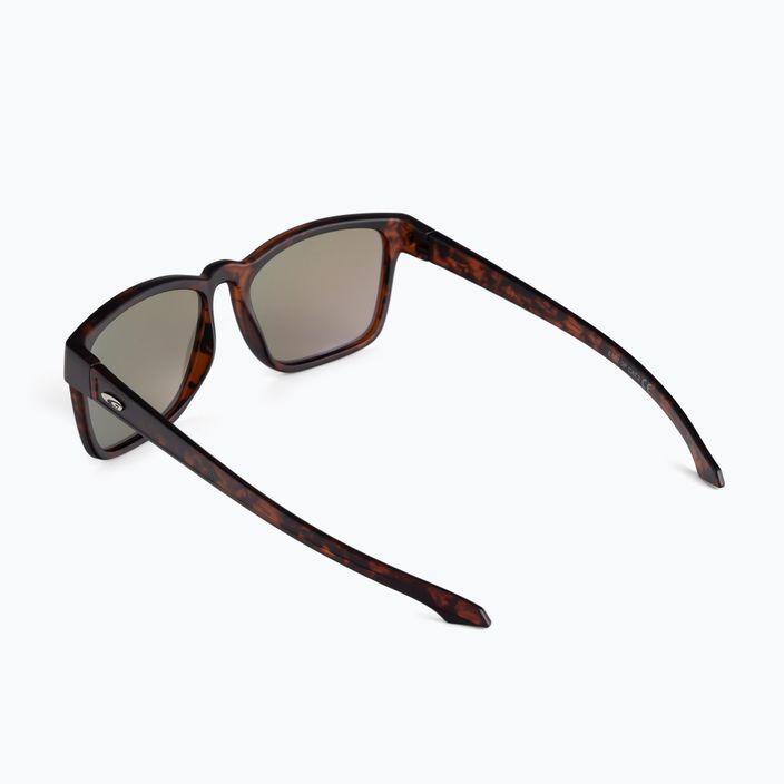 GOG Sunglasses Sunfall matt brown demi/green mirror E887-3P 2