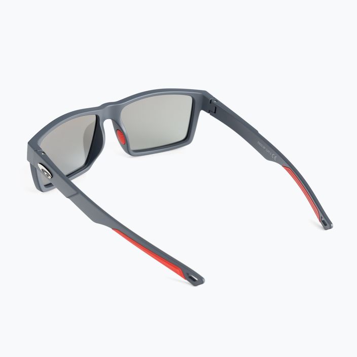 GOG Dewont matt grey/red/red mirror sunglasses E922-2P 2