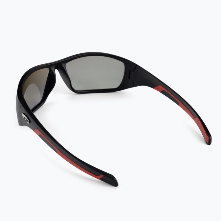GOG Maldo matt black/red/red mirror sunglasses E348-2P 2