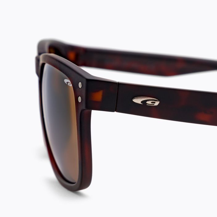 GOG Hobson matt brown/gold mirror sunglasses E392-2P 4