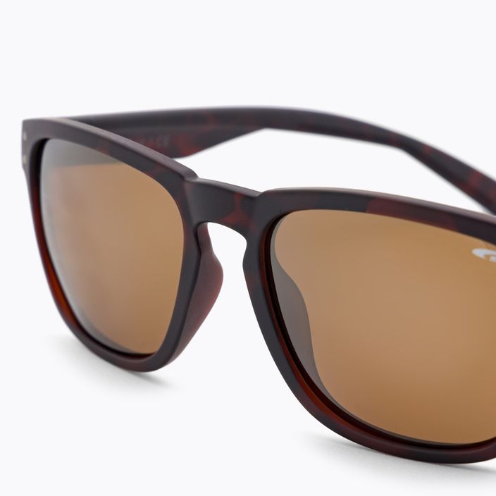 GOG Hobson matt brown/gold mirror sunglasses E392-2P 5
