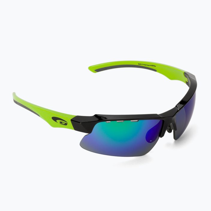 GOG cycling glasses Faun black/green/polychromatic green T579-2 2
