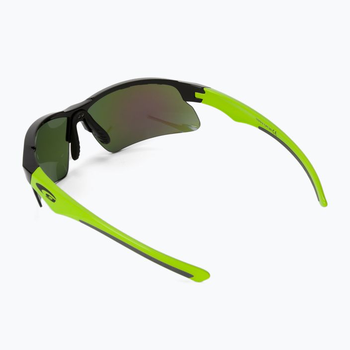 GOG cycling glasses Faun black/green/polychromatic green T579-2 3