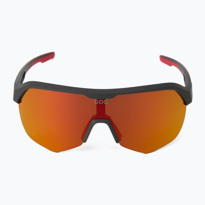 GOG Perseus cycling glasses matt grey/red/polychromatic red E501-2 3