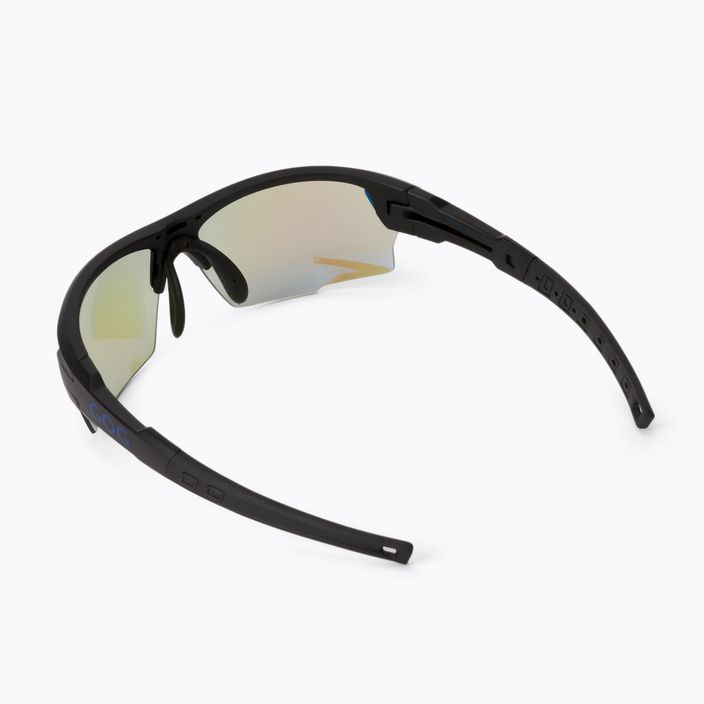 GOG Steno C matt black/polychromatic blue cycling glasses E544-1 2