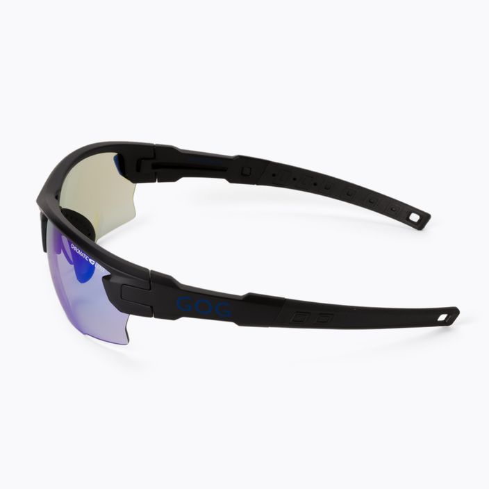 GOG Steno C matt black/polychromatic blue cycling glasses E544-1 4