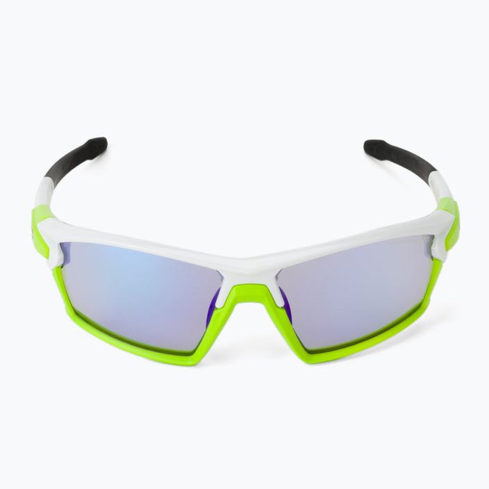 GOG Tango C white/neon green/polychromatic blue cycling glasses E559-3 3