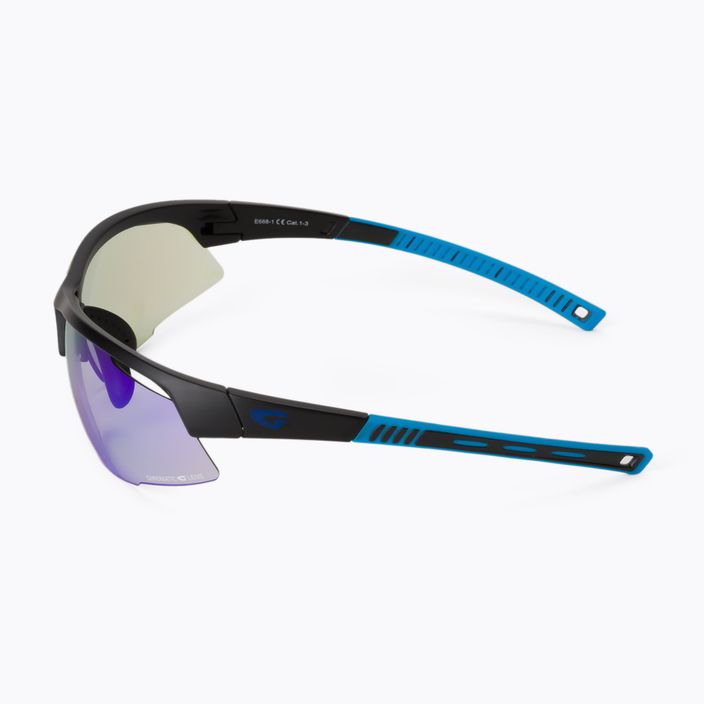 GOG Falcon C matt black/blue/polychromatic blue cycling glasses E668-1 4