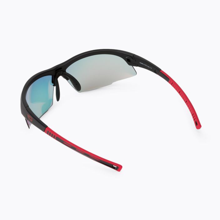 GOG Falcon C matt black/red/polychromatic red cycling glasses E668-2 2