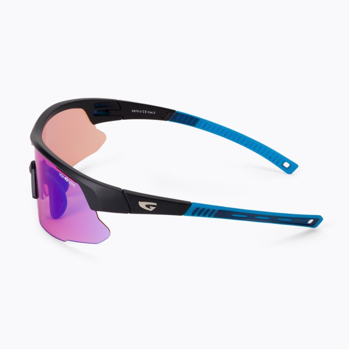 GOG cycling glasses Orion matt navy blue/polychromatic blue E670-2 4