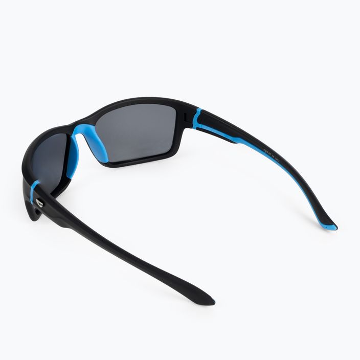 GOG Alpha outdoor sunglasses matt black / blue / smoke E206-2P 2