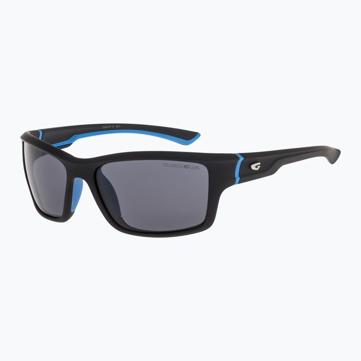 GOG Alpha outdoor sunglasses matt black / blue / smoke E206-2P 5