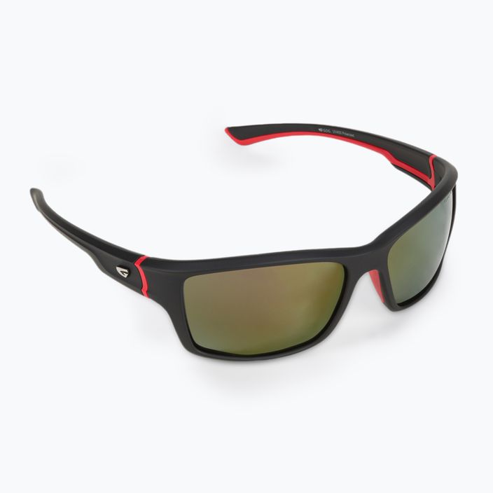 GOG Alpha matt black/red/red mirror sunglasses E206-3P