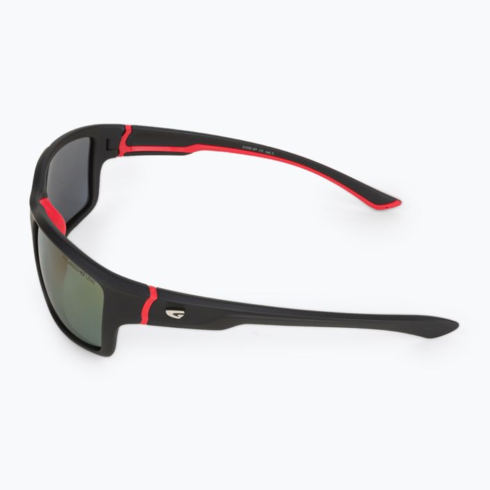 GOG Alpha matt black/red/red mirror sunglasses E206-3P 4