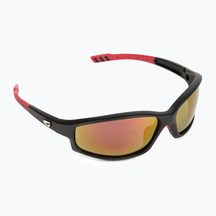 GOG Calypso matt black/red/red mirror sunglasses E228-2P
