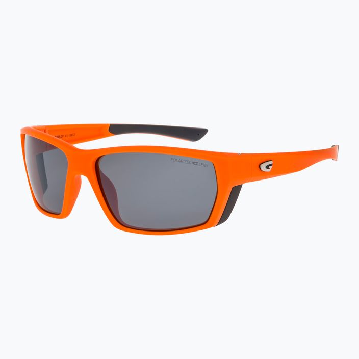 GOG Bora matt neon orange/black/silver mirror sunglasses 2
