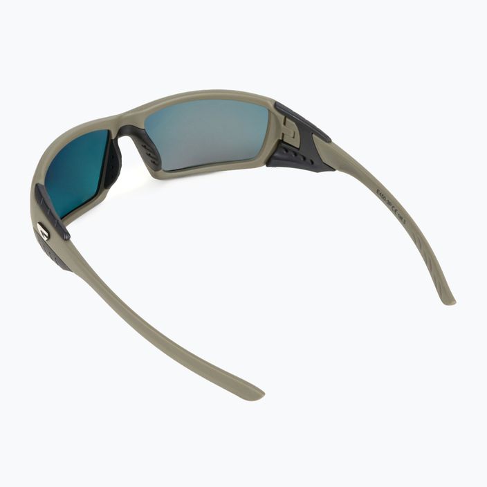 GOG Breeze matt green/black/polychromatic red sunglasses E450-3P 2