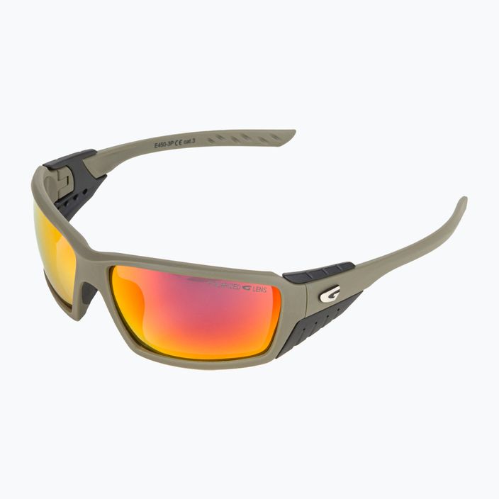 GOG Breeze matt green/black/polychromatic red sunglasses E450-3P 5