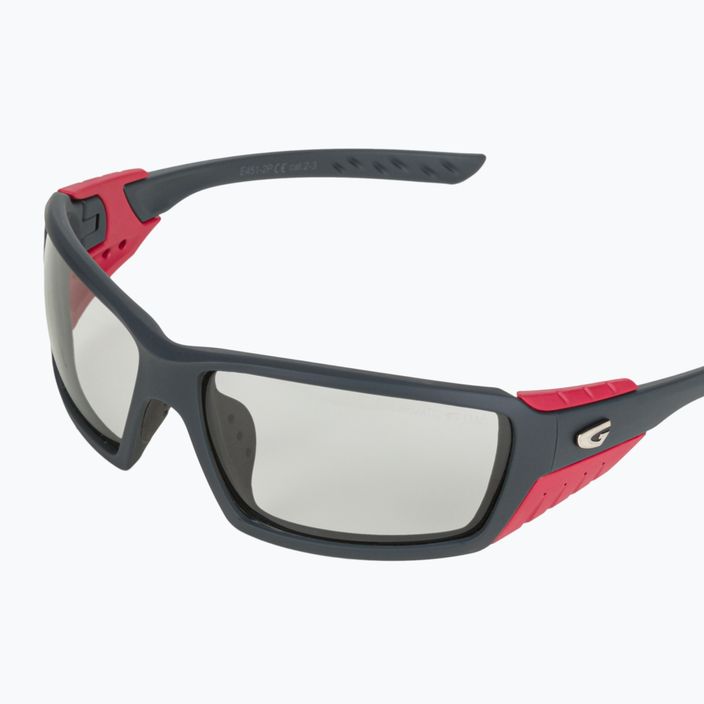 GOG Breeze matt grey/red/smoke E450-2P sunglasses 5