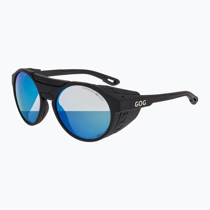 GOG Manaslu matt black / polychromatic blue sunglasses E495-1 6