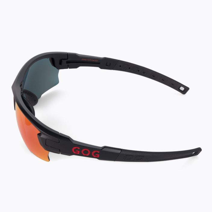 GOG Steno matt black/polychromatic red cycling glasses E540-1 4