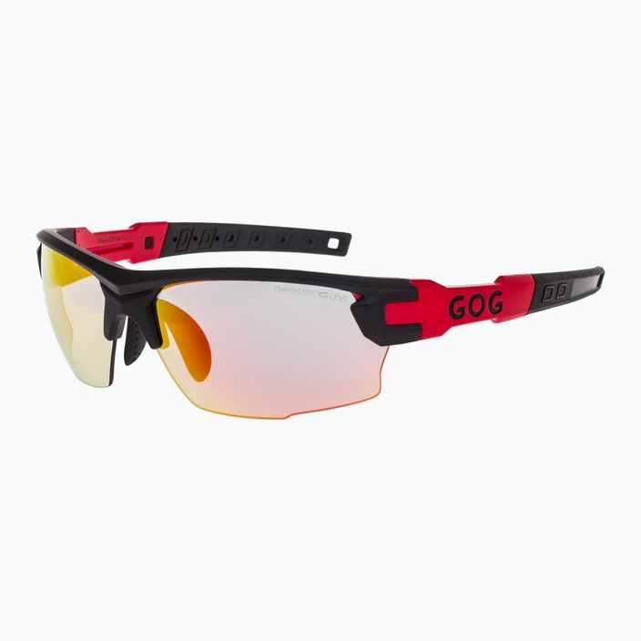 GOG Steno C matt black/red/polychromatic red sunglasses 5