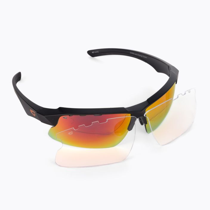 GOG cycling glasses Faun matt black/polychromatic red E579-2 7